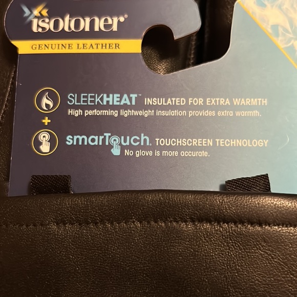 Isotoner Men’s Leather gloves - Picture 4 of 13